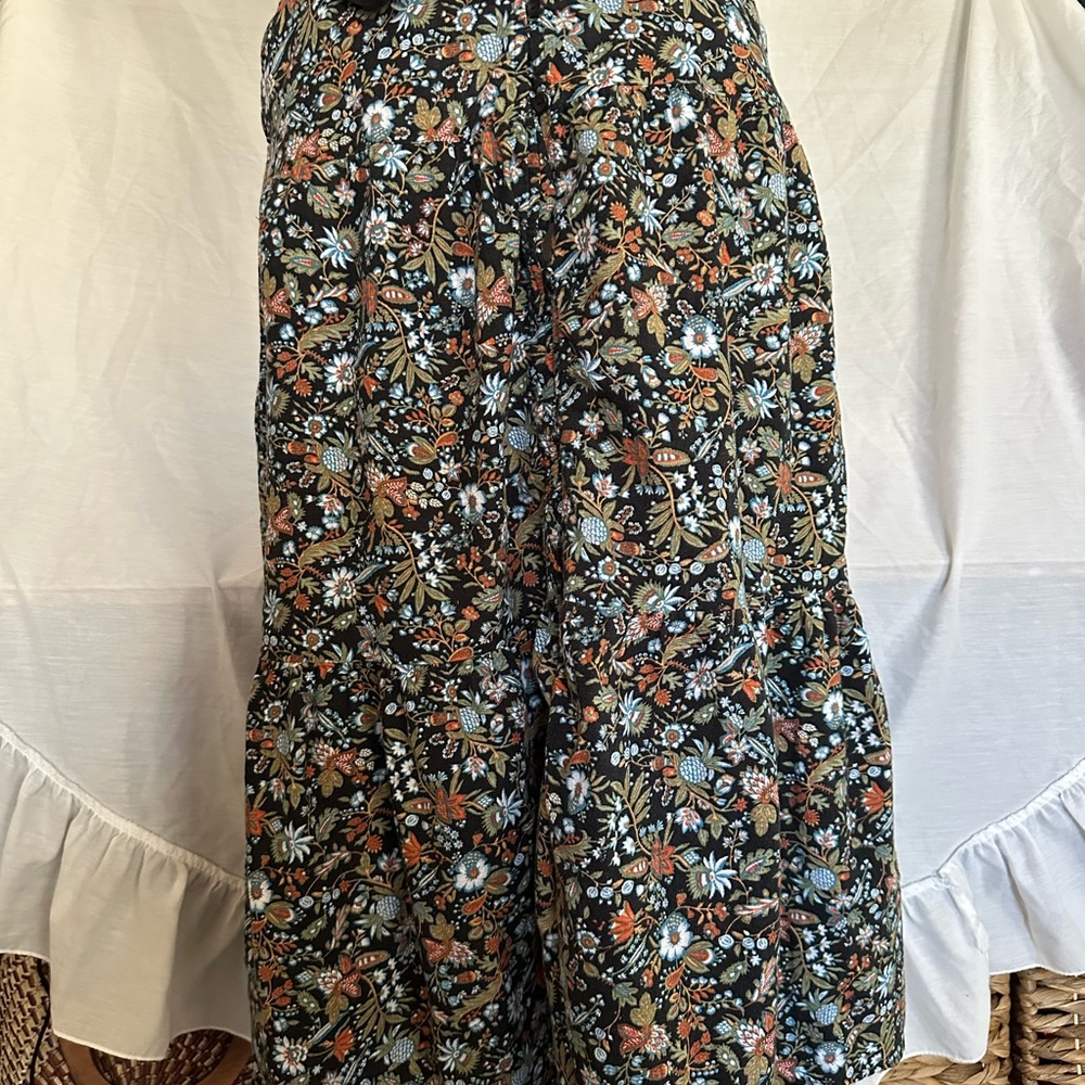 Floral Print Maxi Skirt